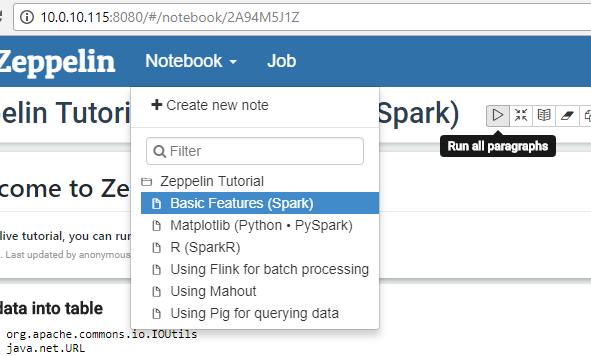 TechBuilders - Apache Zeppelin